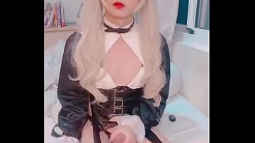 رائحة الراهبة المشاغب: النشوة الجنسية الكبرى في Femboy